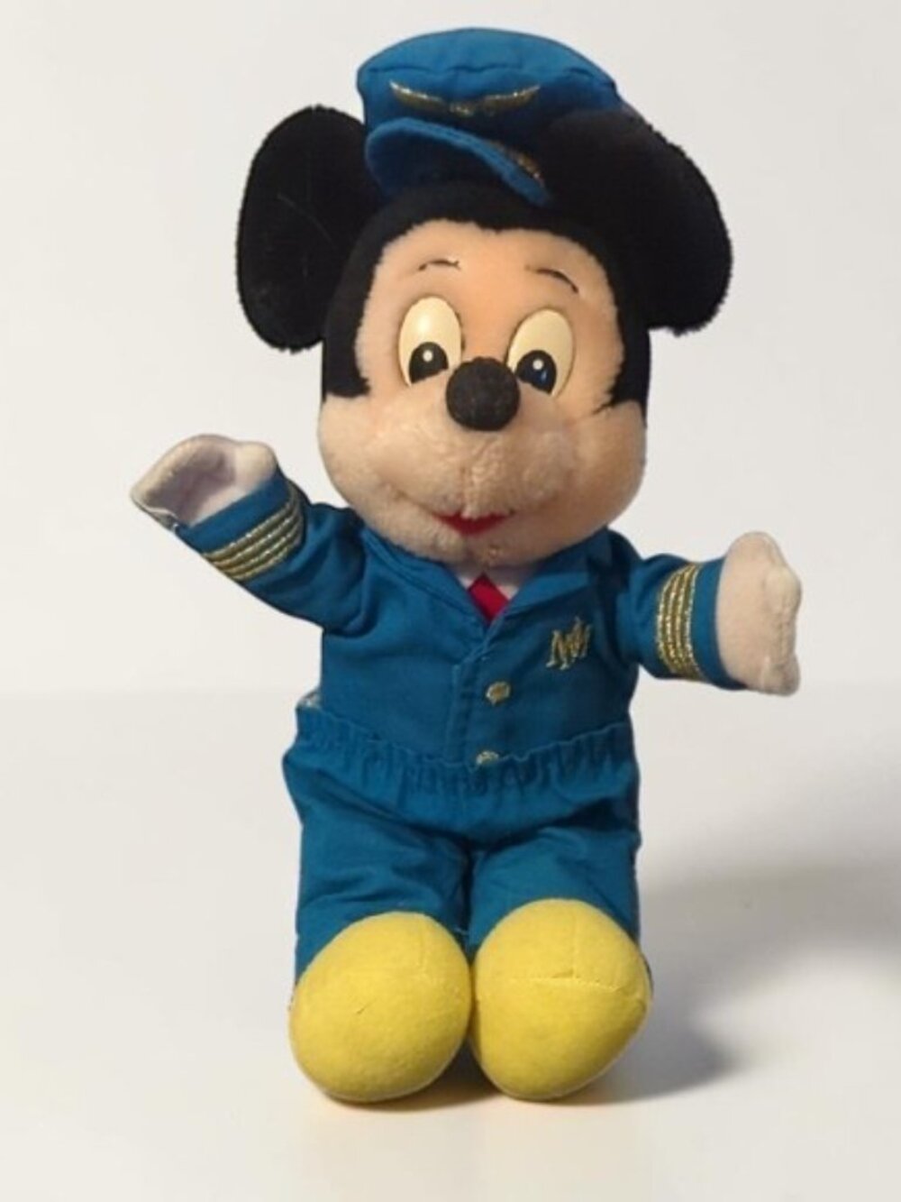 Disney Mickey Mouse Pilot Plush Toy with Blue Outfit